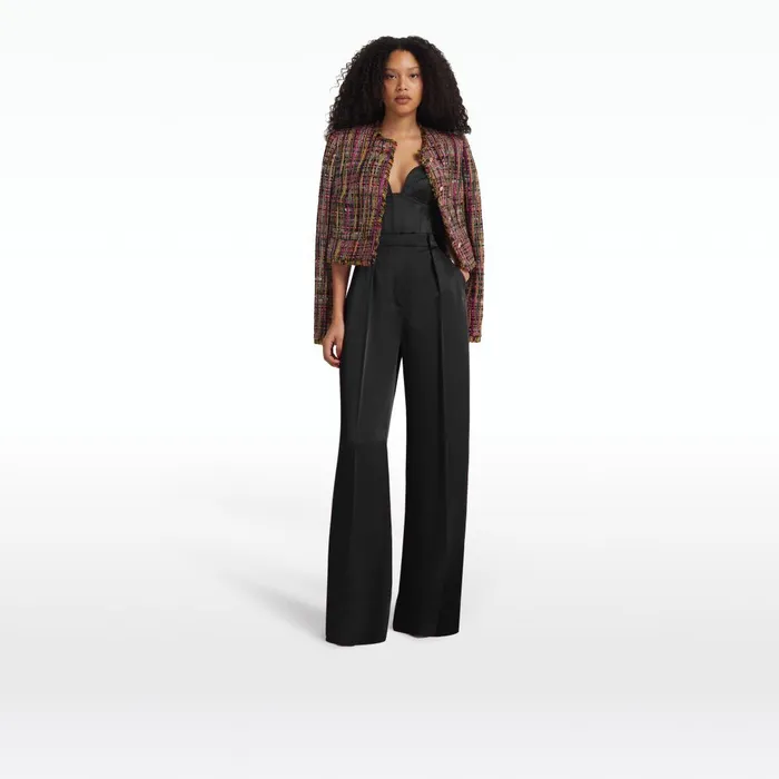 Omarani Black Trousers Women Safiyaa Trousers
