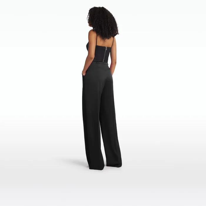 Omarani Black Trousers Women Safiyaa Trousers