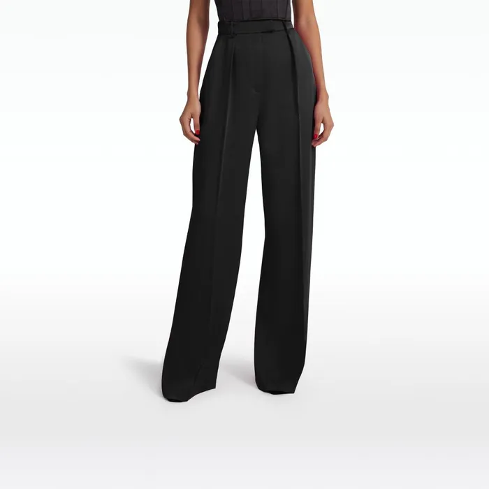 Omarani Black Trousers Women Safiyaa Trousers