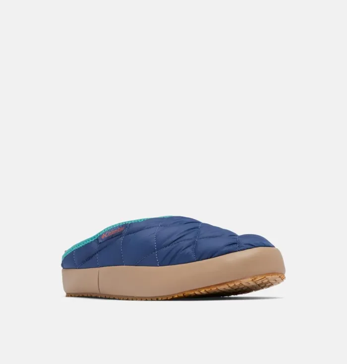 OmniHeat Lazy Bend Camper Shoe Carbon Warp Red Mens Columbia Sportswear Slippers
