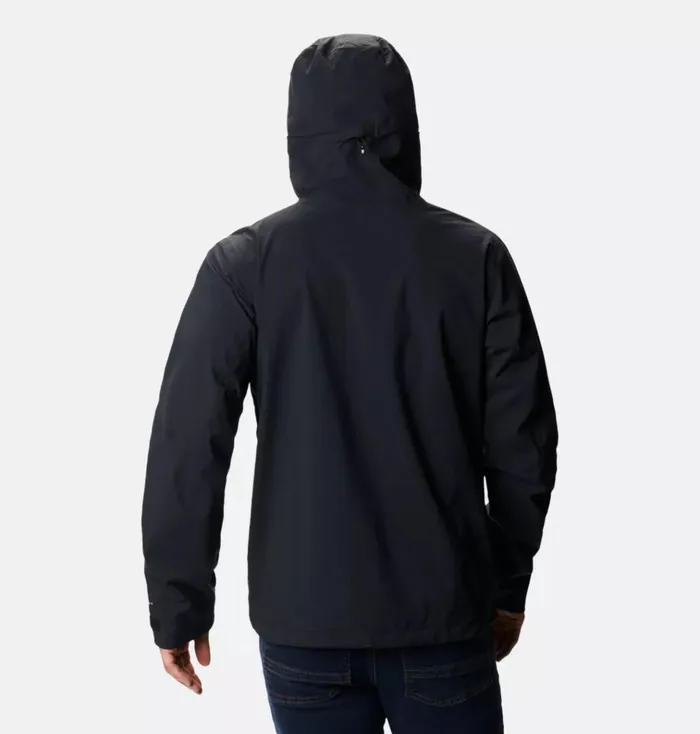OmniTech AmpliDry Rain Shell Jacket Black Mens Columbia Sportswear Rain