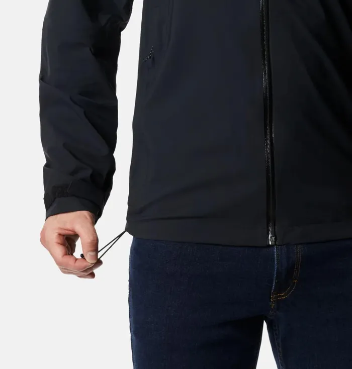 OmniTech AmpliDry Rain Shell Jacket Black Mens Columbia Sportswear Rain