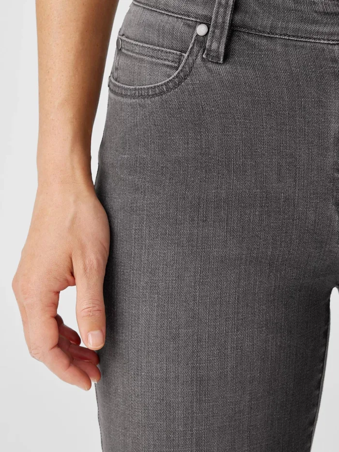 Organic Cotton Stretch HighWaisted Jean Carbon Women Eileen Fisher Denim