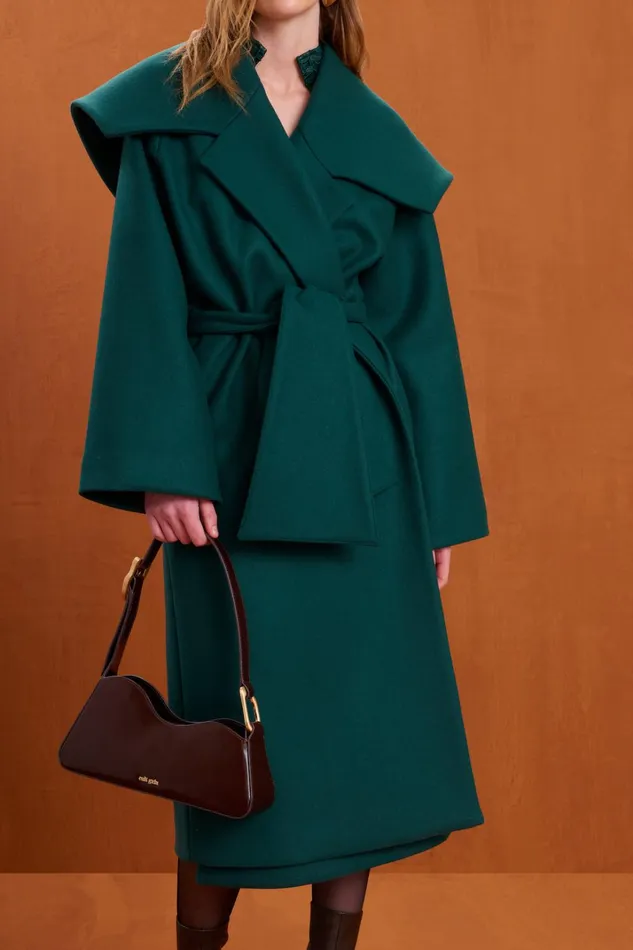 Outerwear Women Cult Gaia NIX COAT 8211 FOREST GREEN Outerwear Women Cult Gaia NIX COAT 8211 FOREST GREEN