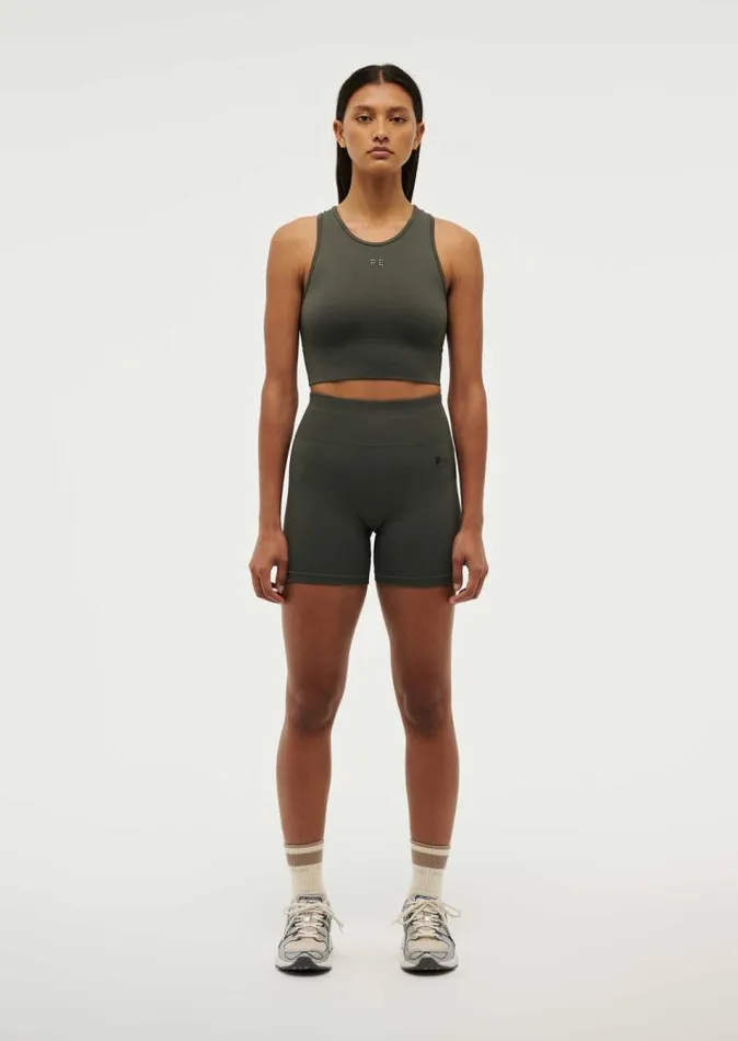 PE Nation Active Women RESTORE SEAMLESS TANK IN GUNMETAL