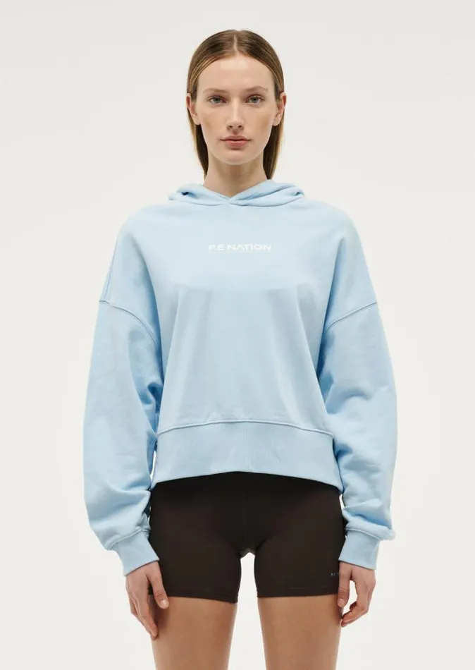 PE Nation Hoodies Women TRANSITION HOODIE IN SKY BLUE