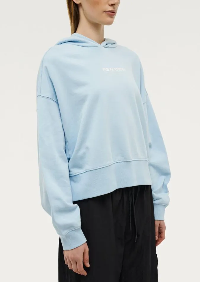 PE Nation Hoodies Women TRANSITION HOODIE IN SKY BLUE PE Nation Hoodies Women TRANSITION HOODIE IN SKY BLUE