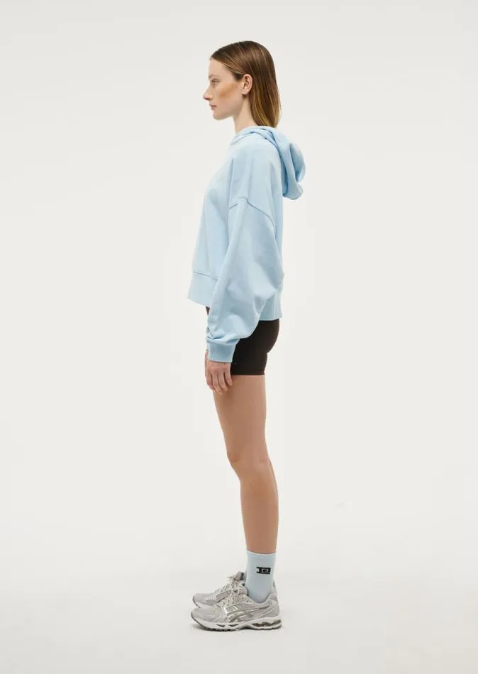 PE Nation Hoodies Women TRANSITION HOODIE IN SKY BLUE PE Nation Hoodies Women TRANSITION HOODIE IN SKY BLUE