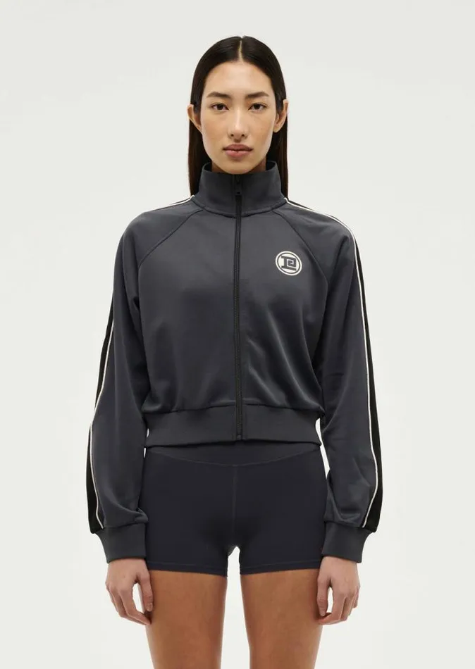 PE Nation Lounge Women HOME GROUND JACKET IN MARINE BLUE
