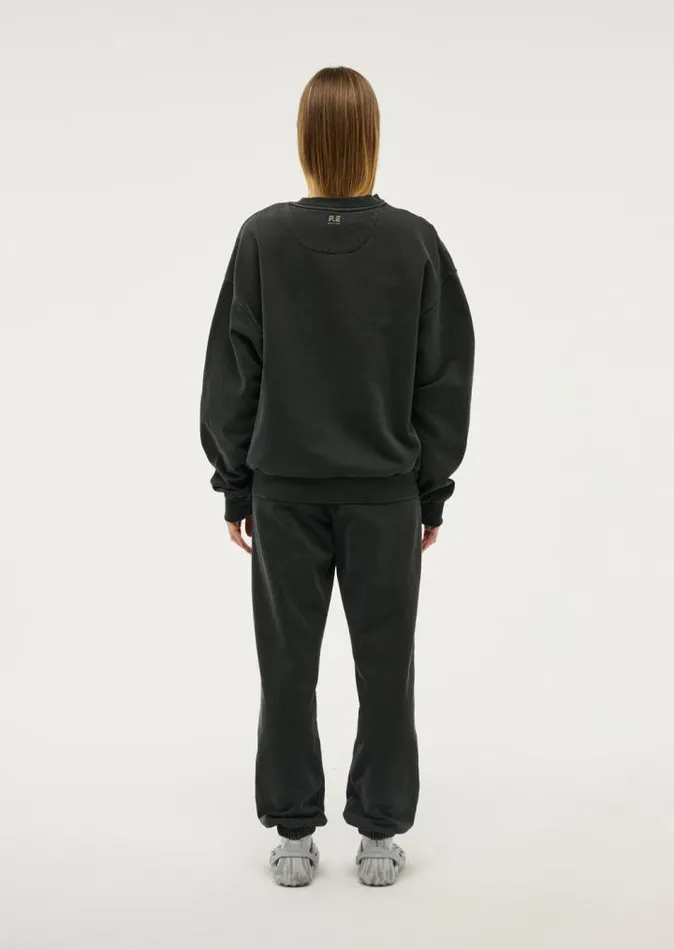 PE Nation Lounge Women TEAM RECORD TRACKPANT IN WASHED MARINE BLUE PE Nation Lounge Women TEAM RECORD TRACKPANT IN WASHED MARINE BLUE