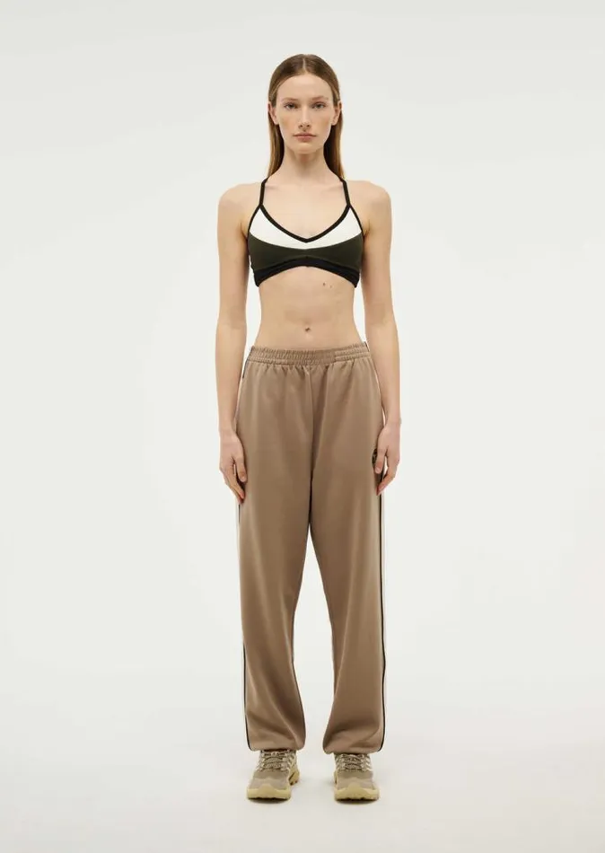 PE Nation Pants Women HOME GROUND TRACKPANT IN TAUPE PE Nation Pants Women HOME GROUND TRACKPANT IN TAUPE