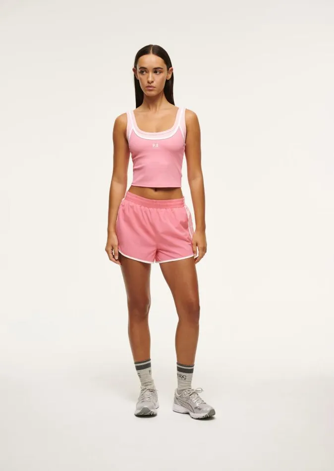 PE Nation Shorts Women PRESET SHORT IN PINK LEMONADE