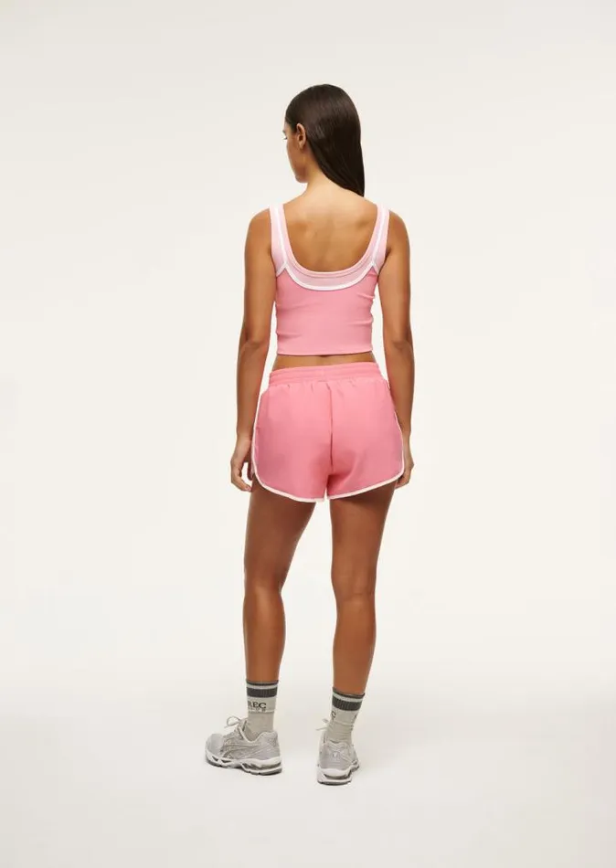 PE Nation Shorts Women PRESET SHORT IN PINK LEMONADE PE Nation Shorts Women PRESET SHORT IN PINK LEMONADE