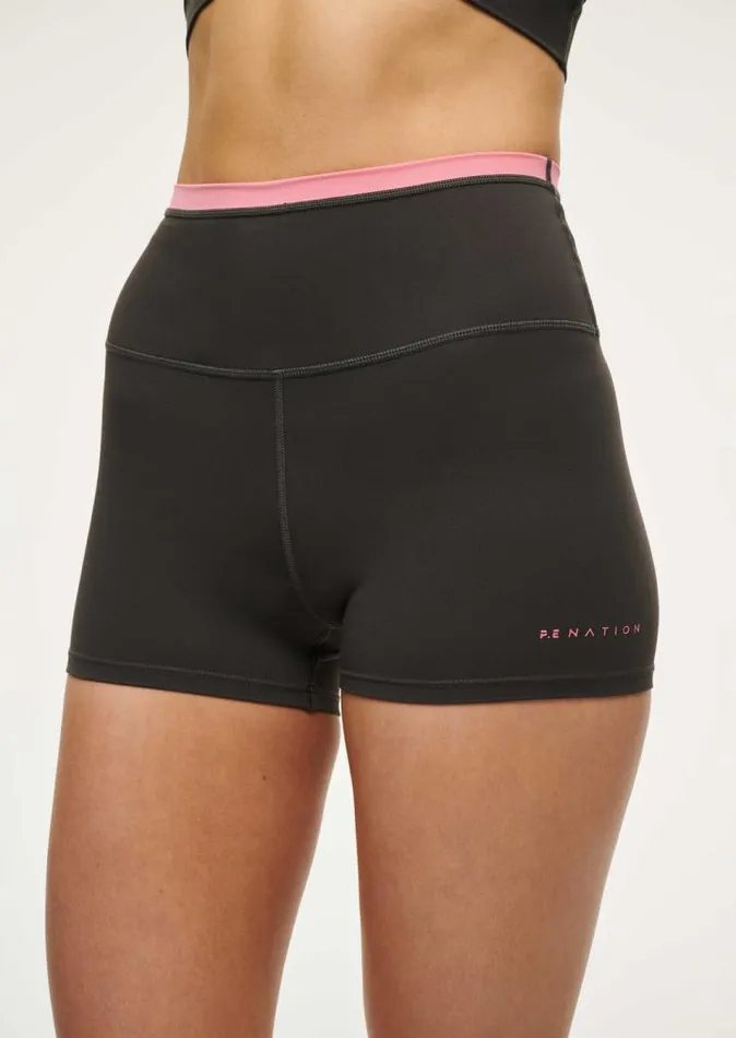 PE Nation Shorts Women VITA 25034 BIKE SHORT IN ASPHALT PE Nation Shorts Women VITA 25034 BIKE SHORT IN ASPHALT