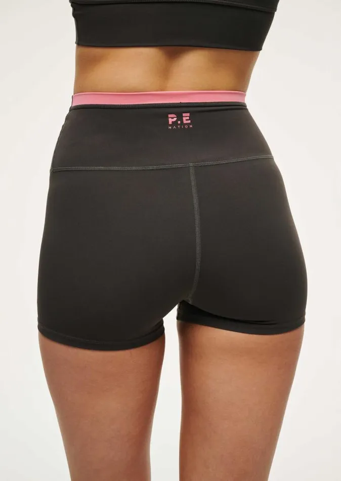 PE Nation Shorts Women VITA 25034 BIKE SHORT IN ASPHALT PE Nation Shorts Women VITA 25034 BIKE SHORT IN ASPHALT