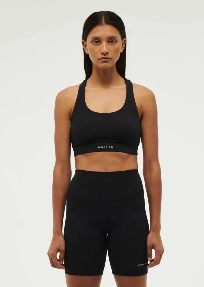 PE Nation Sports Bras Women FREQUENCY SPORTS BRA IN BLACK