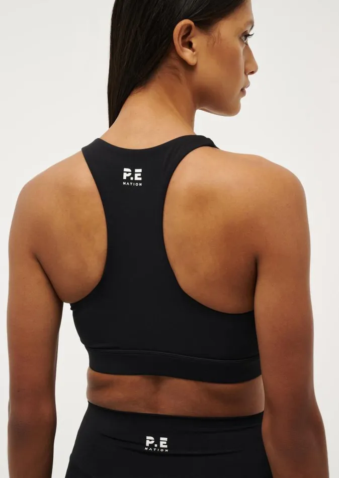 PE Nation Sports Bras Women FREQUENCY SPORTS BRA IN BLACK PE Nation Sports Bras Women FREQUENCY SPORTS BRA IN BLACK