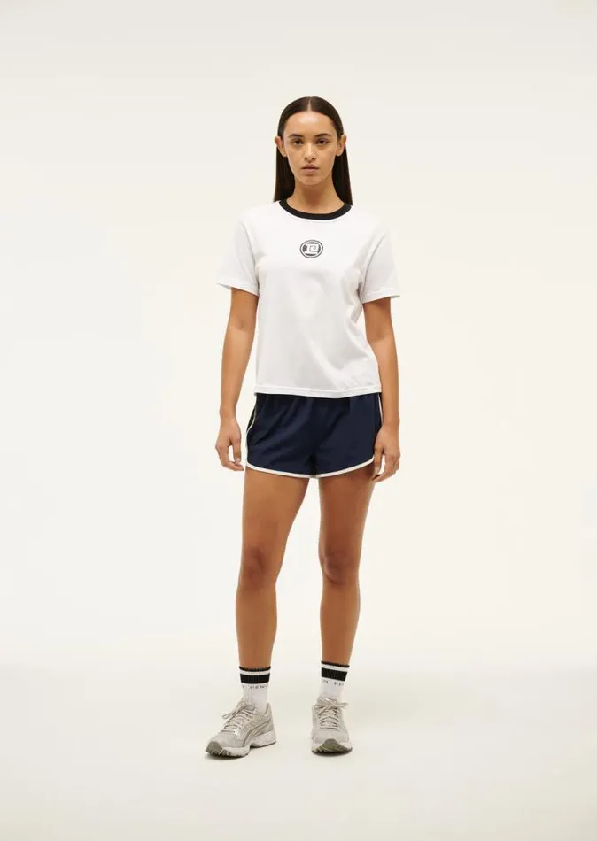 PE Nation Tees Women SPORTIVE SHORT SLEEVE TEE IN OPTIC WHITE PE Nation Tees Women SPORTIVE SHORT SLEEVE TEE IN OPTIC WHITE
