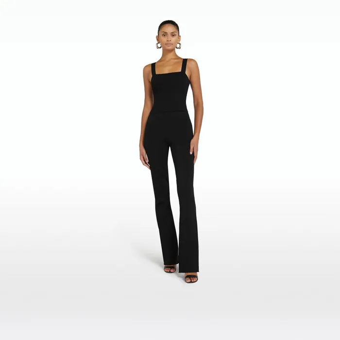 Pacay Black Knit Women Safiyaa Tops