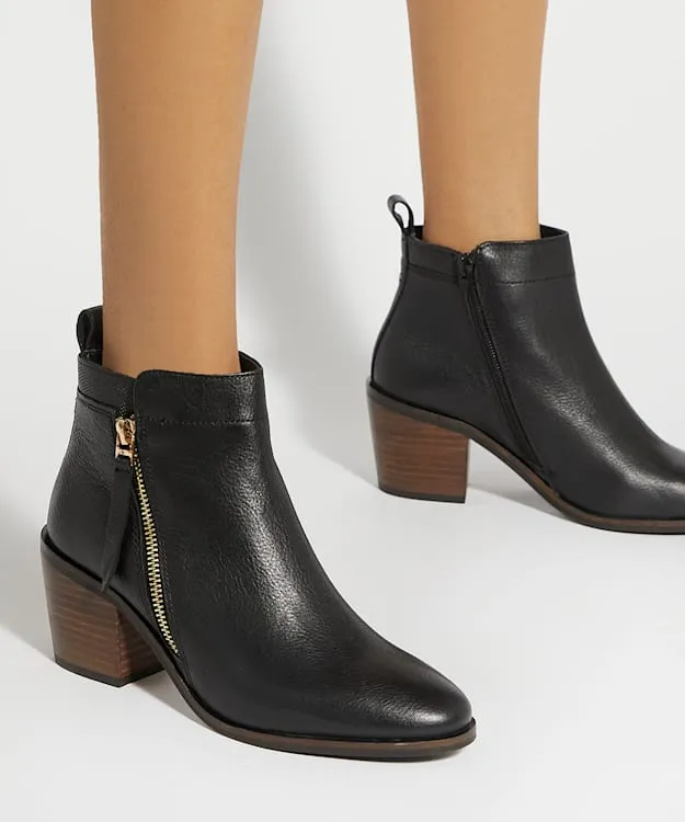 Paicing Black Block Heel Side Zip Boots Dune London Black Women Dune London Ankle Boots Paicing Black Block Heel Side Zip Boots Dune London Black Women Dune London Ankle Boots