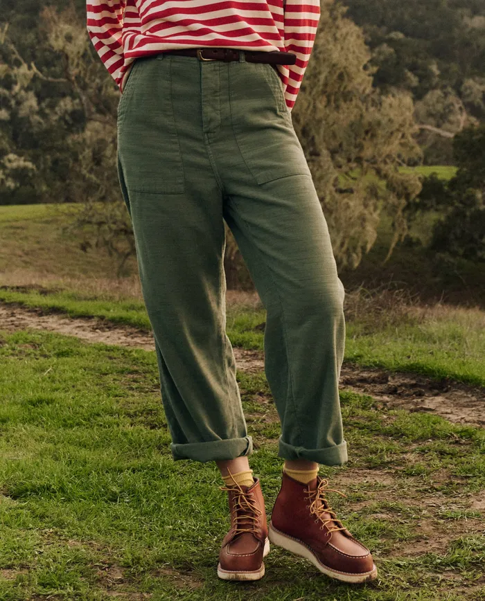 Pants The Admiral Pant Classic Army The Great Women Pants The Admiral Pant Classic Army The Great Women