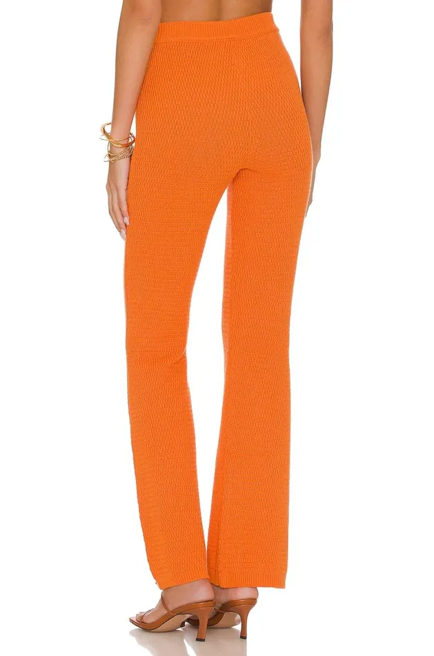 Pants Women Lovers and Friends Devitta Knit Pant Tangerine