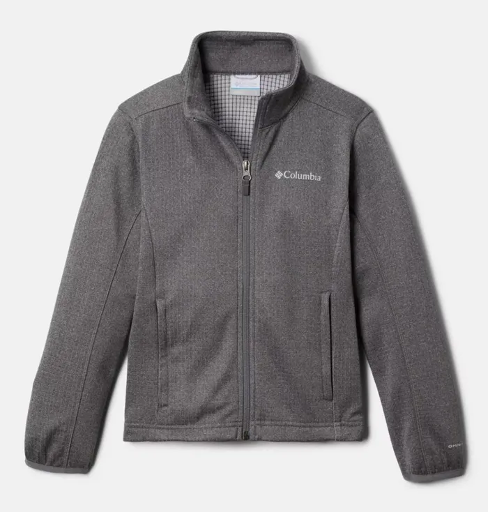 Park View Full Zip Fleece Jacket City Grey Heather Kids Columbia Sportswear Fleece