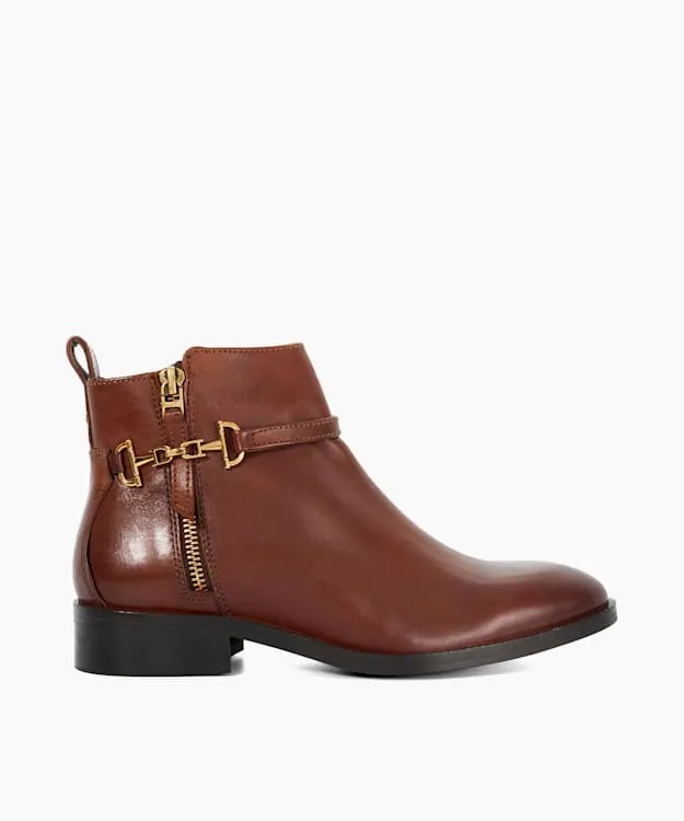 Parklyn Tan Leather BuckleDetail Ankle Boots Dune London Brown Women Dune London Ankle Boots Parklyn Tan Leather BuckleDetail Ankle Boots Dune London Brown Women Dune London Ankle Boots