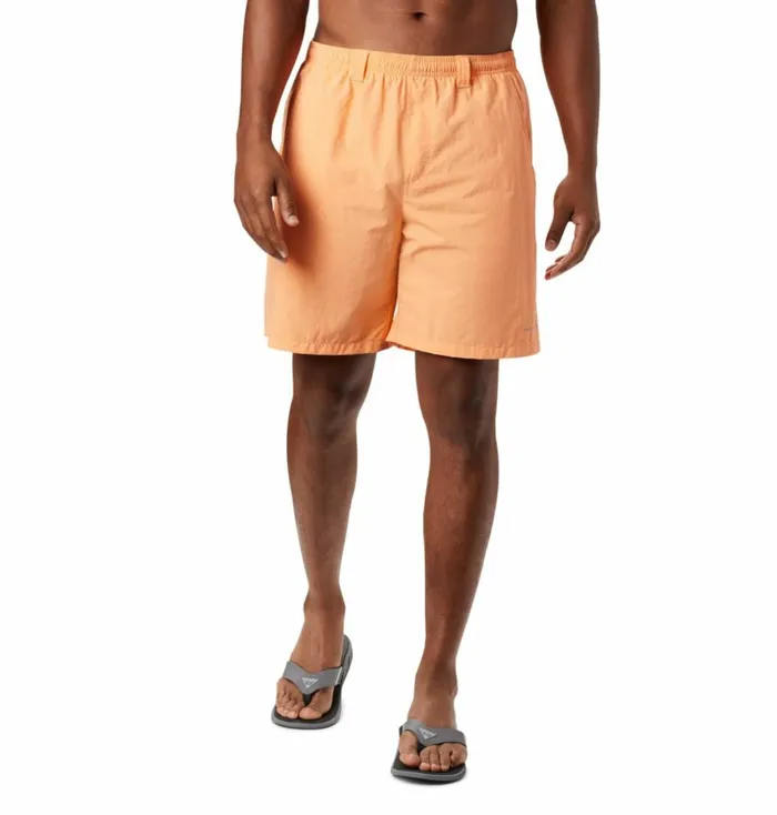 PFG Backcast III Water Shorts Bright Nectar Mens Columbia Sportswear Shorts