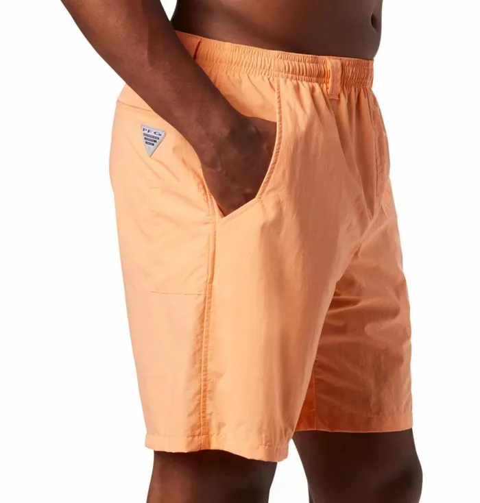 PFG Backcast III Water Shorts Bright Nectar Mens Columbia Sportswear Shorts