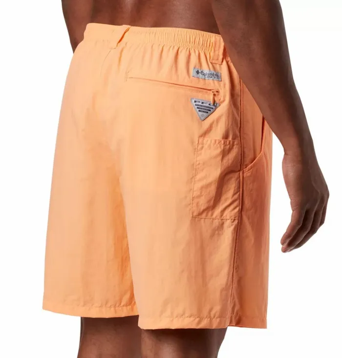 PFG Backcast III Water Shorts Bright Nectar Mens Columbia Sportswear Shorts