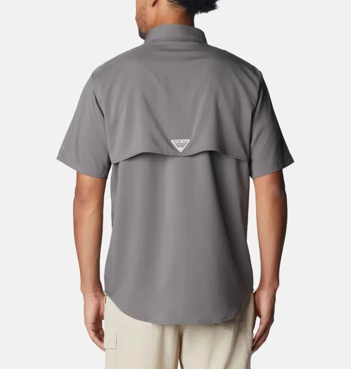 PFG Blood And Guts IV Woven Short Sleeve Shirt 8211 Tall City Grey Mens Columbia Sportswear Short Sleeve PFG Blood And Guts IV Woven Short Sleeve Shirt 8211 Tall City Grey Mens Columbia Sportswear Short Sleeve