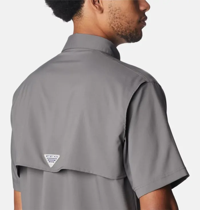 PFG Blood And Guts IV Woven Short Sleeve Shirt 8211 Tall City Grey Mens Columbia Sportswear Short Sleeve PFG Blood And Guts IV Woven Short Sleeve Shirt 8211 Tall City Grey Mens Columbia Sportswear Short Sleeve