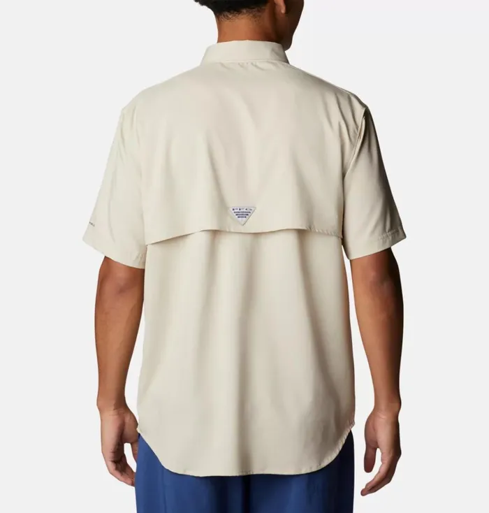 PFG Blood And Guts IV Woven Short Sleeve Shirt Fossil Mens Columbia Sportswear Short Sleeve PFG Blood And Guts IV Woven Short Sleeve Shirt Fossil Mens Columbia Sportswear Short Sleeve