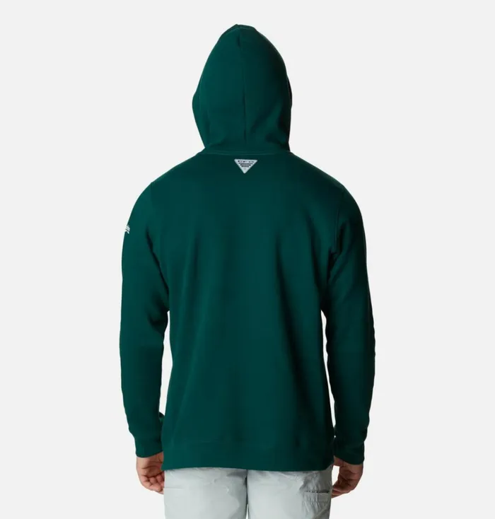PFG Crested Beaut Hoodie Dark Ivy Fish Tree Graphic Mens Columbia Sportswear Sweatshirts and Hoodies PFG Crested Beaut Hoodie Dark Ivy Fish Tree Graphic Mens Columbia Sportswear Sweatshirts and Hoodies