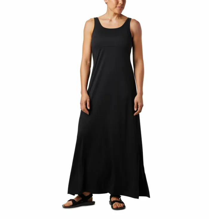 PFG Freezer Maxi Dress Black Womens Columbia Sportswear Dresses