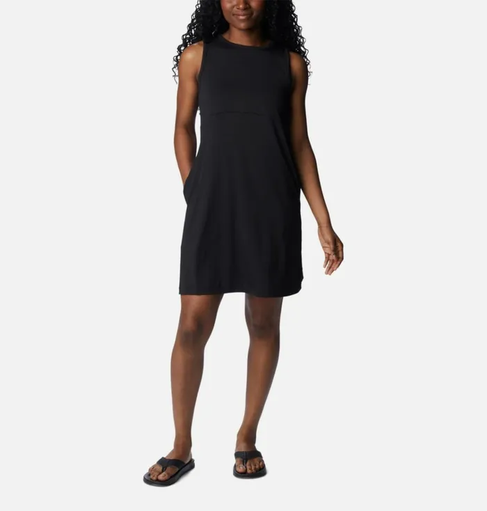 PFG Freezer Tank Dress Black Womens Columbia Sportswear Dresses