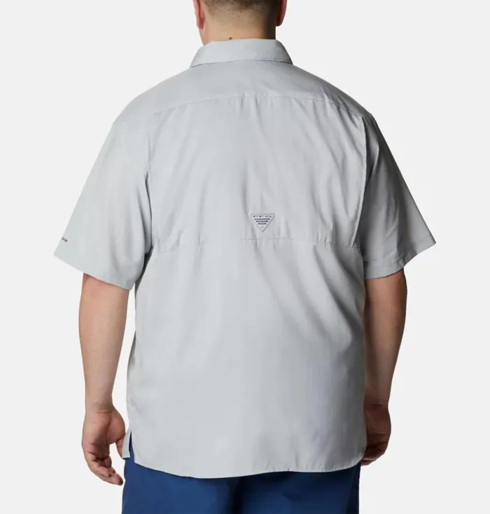 PFG Low Drag Offshore Short Sleeve Shirt 8211 Big Cool Grey Mens Columbia Sportswear Short Sleeve PFG Low Drag Offshore Short Sleeve Shirt 8211 Big Cool Grey Mens Columbia Sportswear Short Sleeve