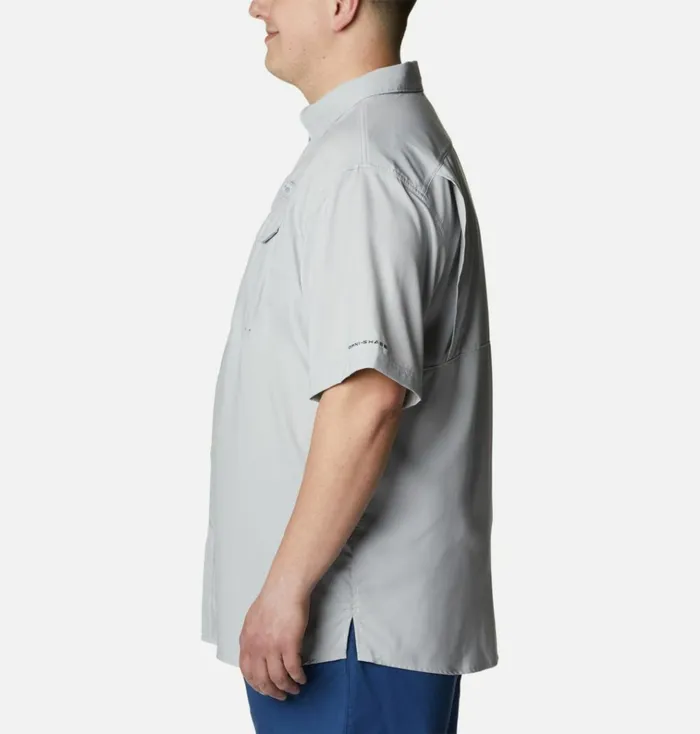 PFG Low Drag Offshore Short Sleeve Shirt 8211 Big Cool Grey Mens Columbia Sportswear Short Sleeve PFG Low Drag Offshore Short Sleeve Shirt 8211 Big Cool Grey Mens Columbia Sportswear Short Sleeve