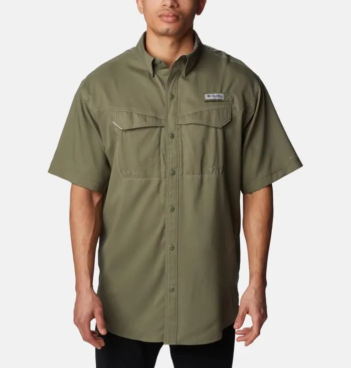 PFG Low Drag Offshore Short Sleeve Shirt Cypress Mens Columbia Sportswear Short Sleeve