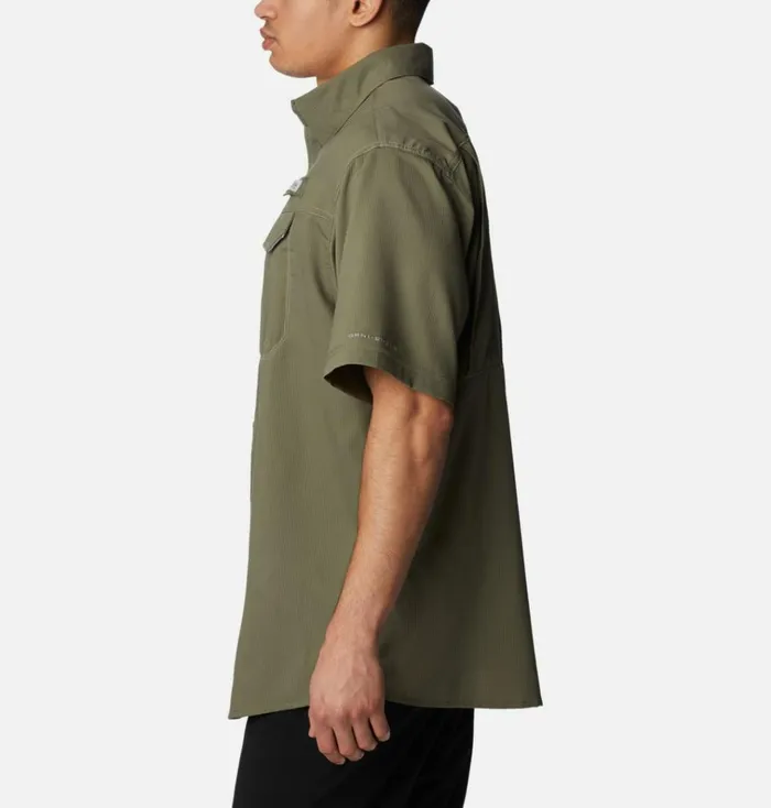 PFG Low Drag Offshore Short Sleeve Shirt Cypress Mens Columbia Sportswear Short Sleeve PFG Low Drag Offshore Short Sleeve Shirt Cypress Mens Columbia Sportswear Short Sleeve