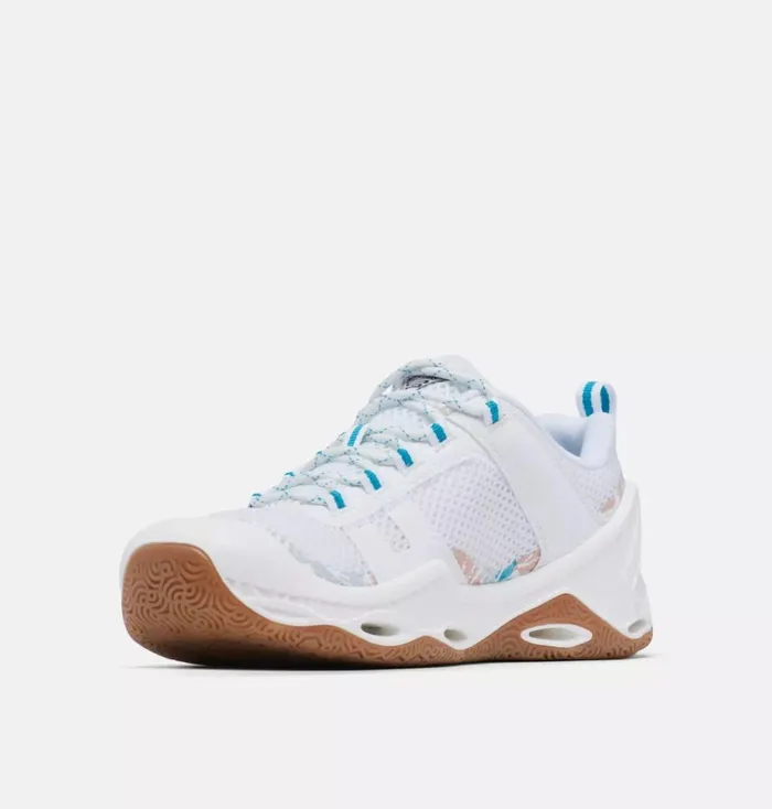 PFG Pro Sport Shoe White Ocean Teal Womens Columbia Sportswear Water and Boat PFG Pro Sport Shoe White Ocean Teal Womens Columbia Sportswear Water and Boat