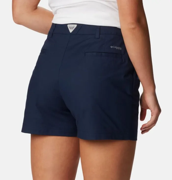PFG Sun Drifter Chino Shorts Collegiate Navy Womens Columbia Sportswear Shorts and Skorts PFG Sun Drifter Chino Shorts Collegiate Navy Womens Columbia Sportswear Shorts and Skorts