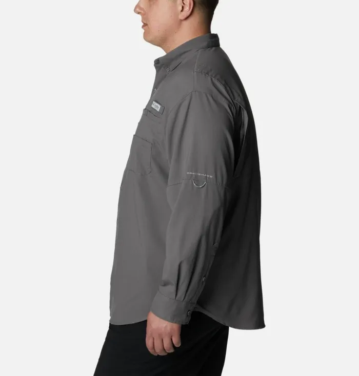 PFG Tamiami II Long Sleeve Shirt 8211 Big City Grey Mens Columbia Sportswear Long Sleeve PFG Tamiami II Long Sleeve Shirt 8211 Big City Grey Mens Columbia Sportswear Long Sleeve