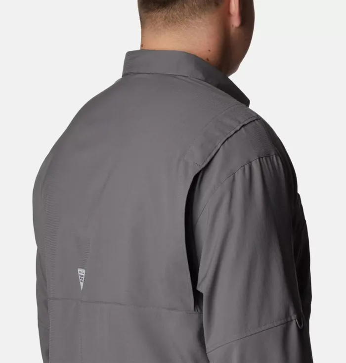PFG Tamiami II Long Sleeve Shirt 8211 Big City Grey Mens Columbia Sportswear Long Sleeve PFG Tamiami II Long Sleeve Shirt 8211 Big City Grey Mens Columbia Sportswear Long Sleeve