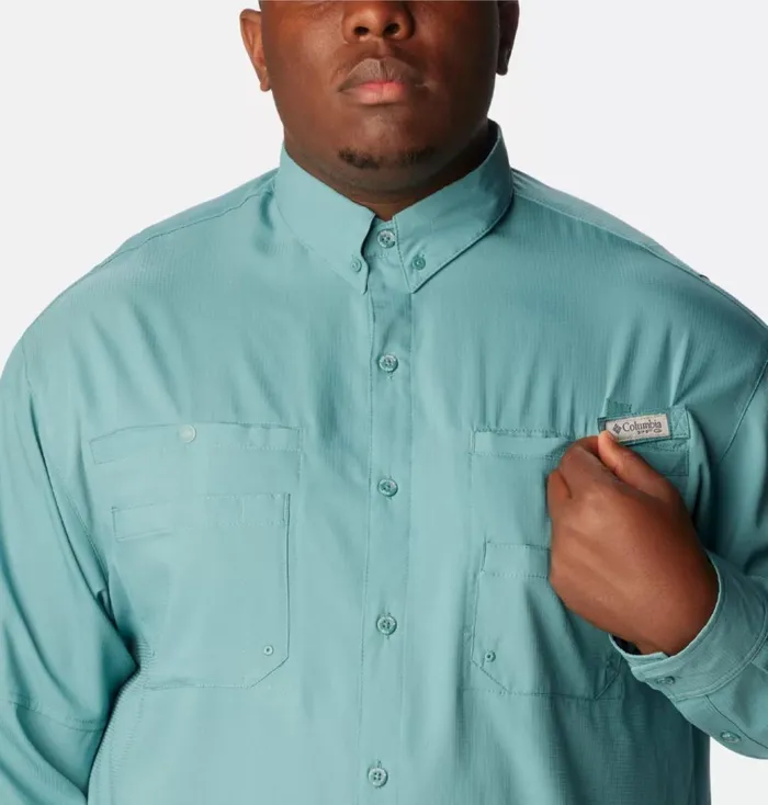 PFG Tamiami II Long Sleeve Shirt 8211 Big Tranquil Teal Mens Columbia Sportswear Long Sleeve PFG Tamiami II Long Sleeve Shirt 8211 Big Tranquil Teal Mens Columbia Sportswear Long Sleeve