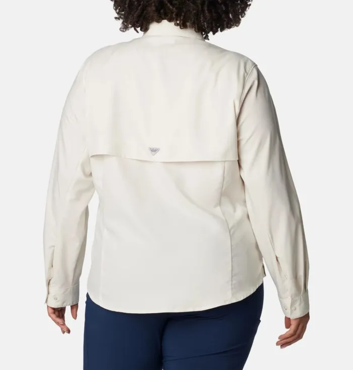 PFG Tamiami II Long Sleeve Shirt 8211 Plus Size Stone Womens Columbia Sportswear Long Sleeve PFG Tamiami II Long Sleeve Shirt 8211 Plus Size Stone Womens Columbia Sportswear Long Sleeve