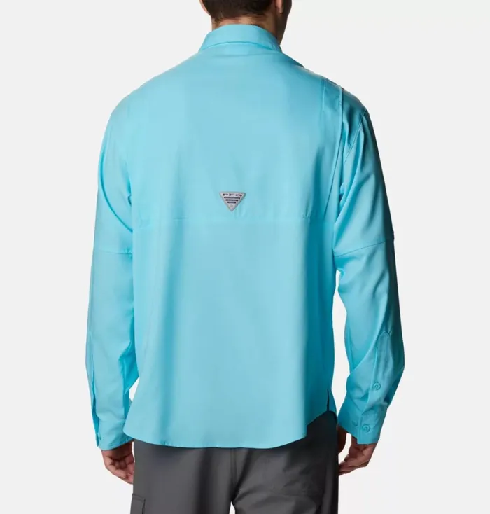 PFG Tamiami II Long Sleeve Shirt 8211 Tall Opal Blue Mens Columbia Sportswear Long Sleeve PFG Tamiami II Long Sleeve Shirt 8211 Tall Opal Blue Mens Columbia Sportswear Long Sleeve