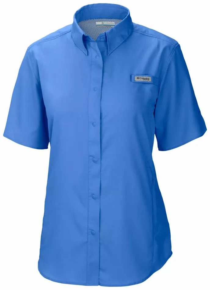 PFG Tamiami II Short Sleeve Shirt 8211 Plus Size Blue Macaw Womens Columbia Sportswear Short Sleeve PFG Tamiami II Short Sleeve Shirt 8211 Plus Size Blue Macaw Womens Columbia Sportswear Short Sleeve