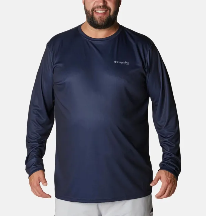 PFG Terminal Tackle Fish Flag Long Sleeve Shirt 8211 Big Collegiate Navy Red Spark Mens Columbia Sportswear Long Sleeve PFG Terminal Tackle Fish Flag Long Sleeve Shirt 8211 Big Collegiate Navy Red Spark Mens Columbia Sportswear Long Sleeve